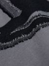 diesel - T-shirt in cotone grigio con stampa logo nero - 4