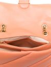 pinko - 'Love Puff Classic' Peach Orange Leather Bag - 1