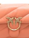 pinko - 'Love Puff Classic' Peach Orange Leather Bag - 2