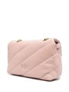 pinko - 'Love Puff Mini Light Pink Bag with Gold Buckle - 2