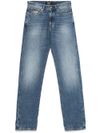 versace - Wide-leg long jeans in cotton