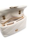 pinko - 'Love Puff Classic' White Leather Bag - 4