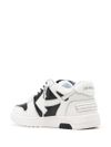 off-white - Out Of Office sneakers in black and white leather - 1