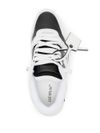 off-white - Out Of Office sneakers in black and white leather - 2