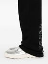 off-white - Pantaloni tuta in cotone nero ampi - 3