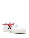 off-white - New Vulcanized sneakers in white cotton - 2