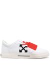 off-white - New Vulcanized sneakers in white cotton