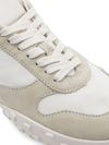 jil sander - White and grey lace-up sneakers - 1