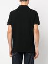 tom ford - Classic black cotton polo - 1