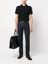 tom ford - Classic black cotton polo - 2