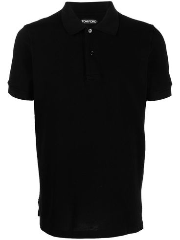 TOM FORD - Classic black cotton polo