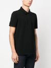 tom ford - Classic black cotton polo - 4