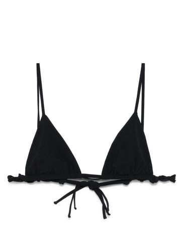 JIL SANDER - Black triangle bikini top