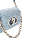 liu jo - Blue denim bag with glitter and silver chain - 2