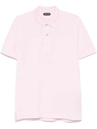 TOM FORD - Classic pink cotton polo