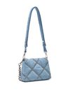 liu jo - Quilted blue denim bag with silver chain - 1