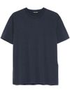 tom ford - T-shirt classica blu girocollo