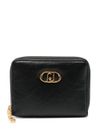 liu jo - Black wallet with logo plaque by Liu Jo