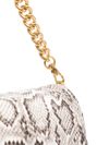 liu jo - Grey python-effect bag with chain strap - 2