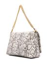 liu jo - Grey python-effect bag with chain strap - 3