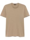 tom ford - T-shirt classica verde girocollo