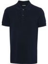 tom ford - Classic blue cotton polo