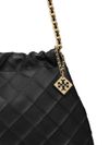 tory burch - Black bucket bag with quilted design - 1