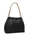 tory burch - Black bucket bag with quilted design - 2