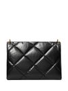 tory burch - Black leather bag with quilted design - 1