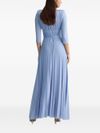 liu jo - Light blue sugar paper  long dress - 1