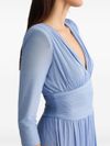 liu jo - Light blue sugar paper  long dress - 3