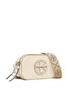 tory burch - Borsa avorio con tracolla e logo impresso - 1