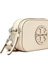 tory burch - Borsa avorio con tracolla e logo impresso - 2