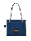 marc jacobs - Blue denim bag with logo - 6