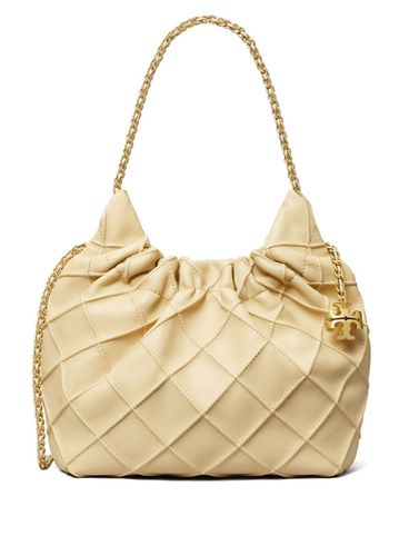 TORY BURCH - Quilted leather bucket bag