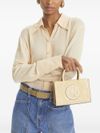 tory burch - Cream  handbag with logo - 4