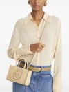 tory burch - Cream  handbag with logo - 5