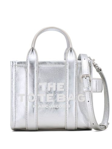 MARC JACOBS - Silver leather bag with shoulder strap