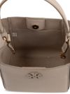 tory burch - Borsa a secchiello beige con logo in rilievo - 1