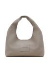 marc jacobs - Grey leather "Raviolo" bag with embossed logo - 1