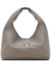 marc jacobs - Grey leather "Raviolo" bag with embossed logo