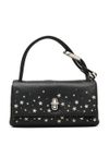 marc jacobs - Borsa nera di pelle con design stelle