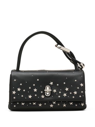 MARC JACOBS - Borsa nera di pelle con design stelle