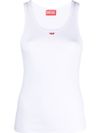 diesel - White tank top with logo