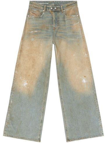 DIESEL - Wide-leg jeans with a worn-in effect