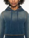 diesel - Distressed blue hoodie by Diesel. - 2