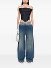 diesel - Oversized blue distressed pants - 3