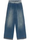 diesel - Oversized blue distressed pants