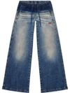 diesel - Distressed blue jeans