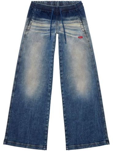 DIESEL - Distressed blue jeans